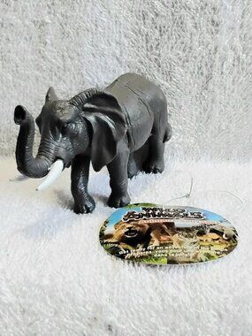 4/$20 High Quality Large 4 1/2" Long Wild Animals Elephant BNWT!!